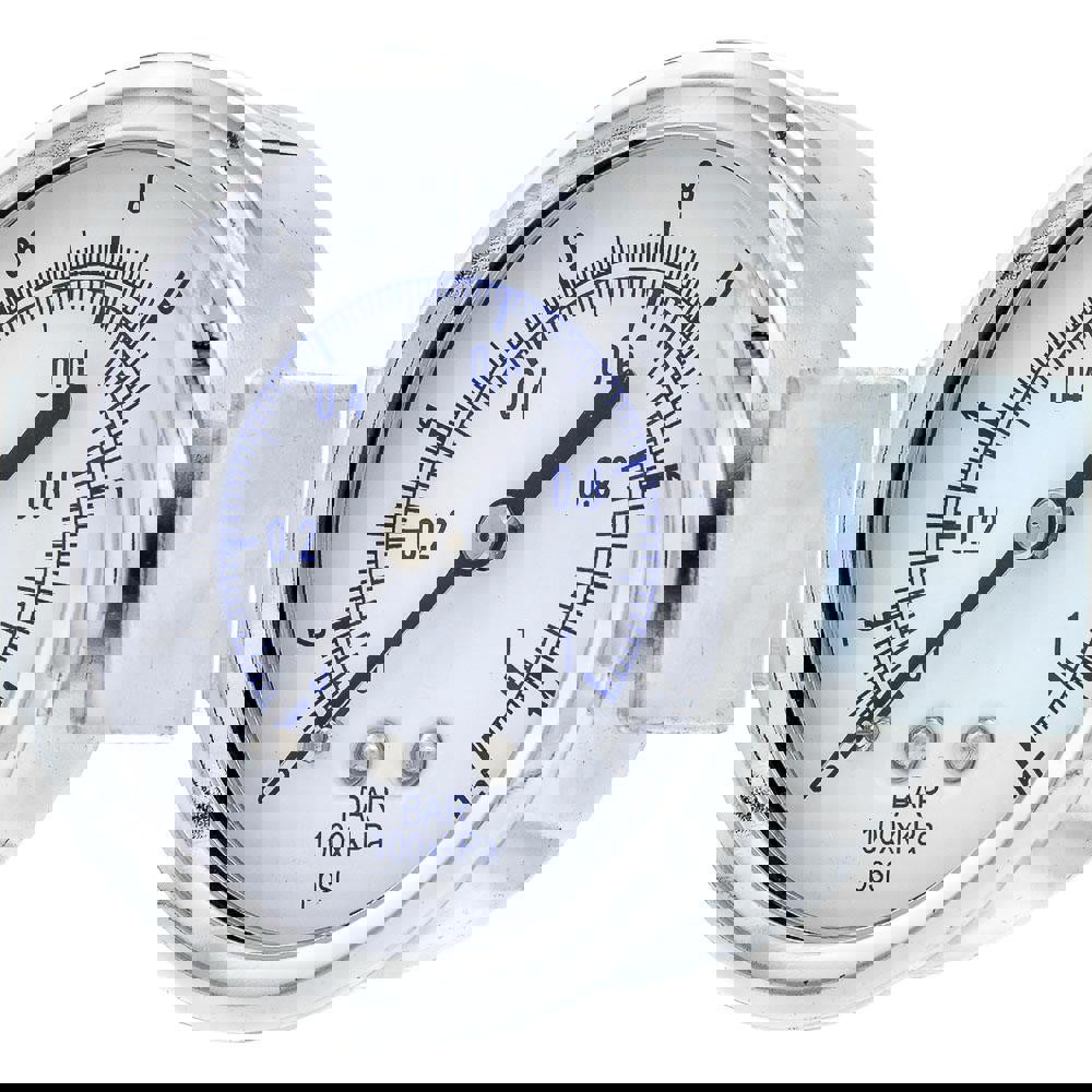 Pressure Gauges; Gauge Type: Utility Gauge ; Scale Type: Dual ; Accuracy (%): 3-2-3% ; Dial Type: Analog ; Thread Type: 1/4